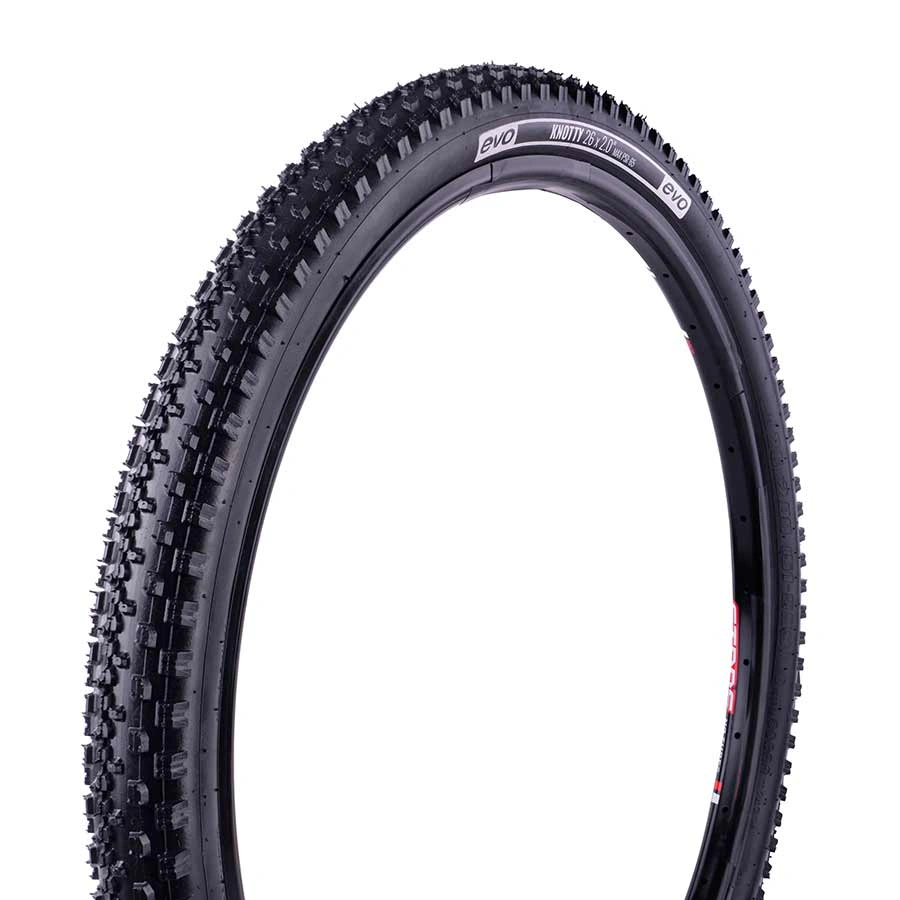 Evo Knotty Mountain Bike Dæk: Erobre bjergene med stil og selvtillid.